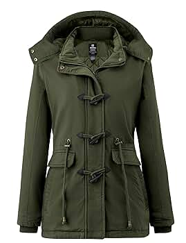 Amazon.com: wantdo Women's Warm Sherpa Lined Hooded Jacket